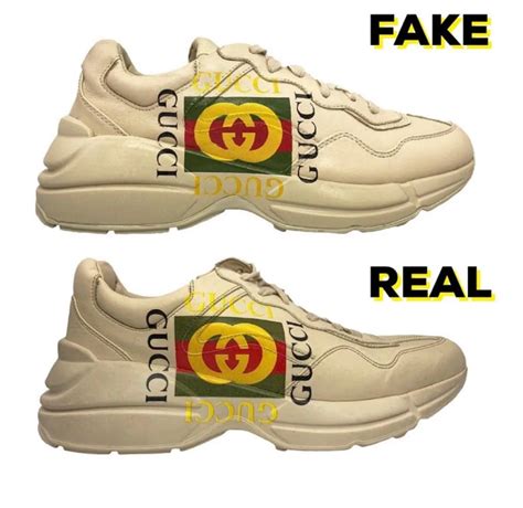 real vs fake gucci rhyton|gucci rhyton counterfeit shoes.